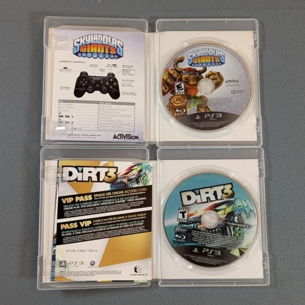Skylanders Giants and Dirt 3 Complete Edition Bundle PS3‎ PlayStation 3 Games